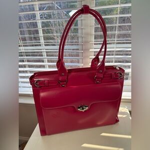 McKlein- Elegant Pink Computer Tote Bag